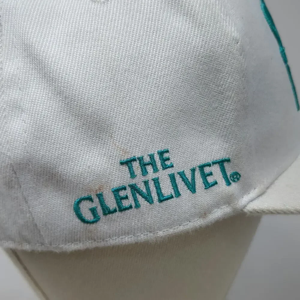 The Glenlivet Baseball Cap White One Size Scotch Rocks Snapback Acrylic hat